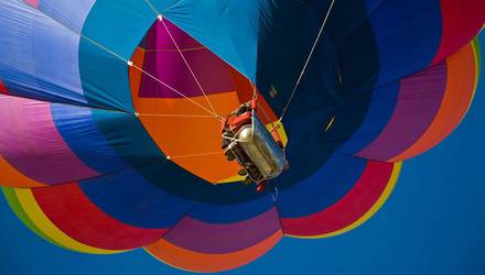 Полет на воздушном шаре для троих, Львов - Фото