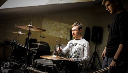Урок игры на барабанах, Киев - Фото