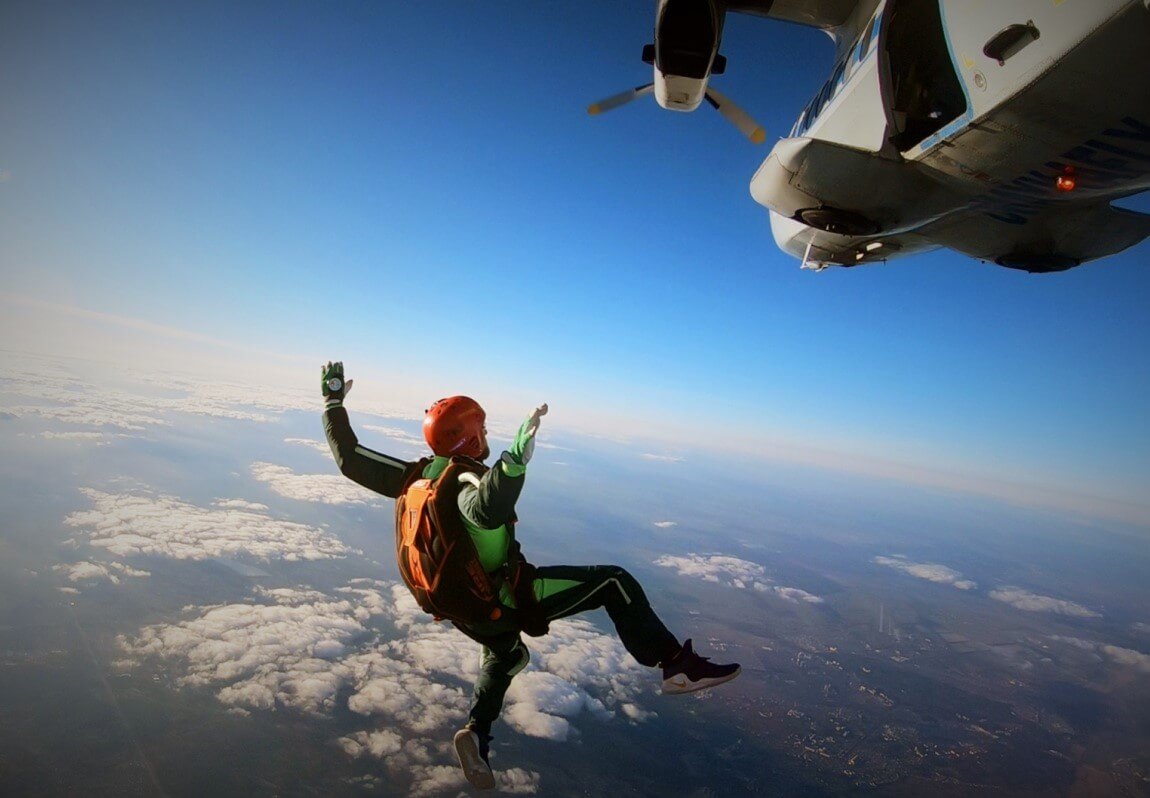 Прыжок с парашютом самостоятельный, Одесса - Фото